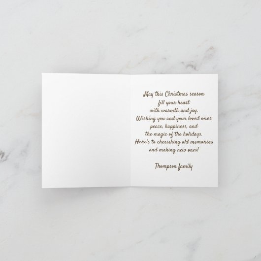 Gnome Christmas Kaart (Binnen)