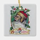 Gnome Christmas Keramisch Ornament (Voorkant)