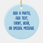 Gnome Christmas Keramisch Ornament (Achterkant)