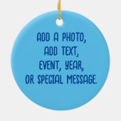 Gnome Christmas Keramisch Ornament (Achterkant)