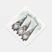 Gnome Christmas Napkins Servet (Hoek)