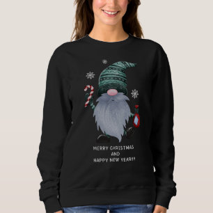 Gnome Christmas Novelty zwart sweatshirt