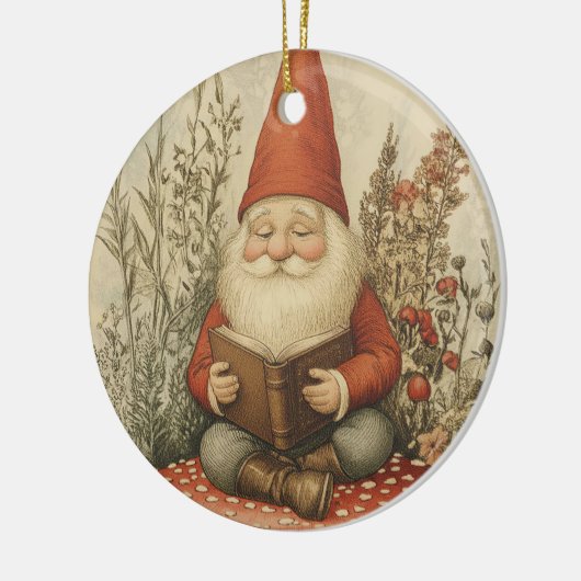 Gnome Christmas Ornament For Book Lovers (Links)