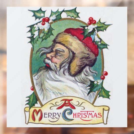  Gnome Christmas Raamsticker (Vel 2)