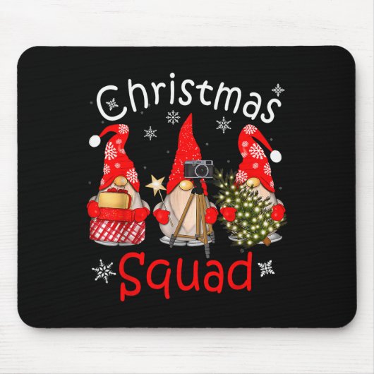 Gnome Christmas Squad Group Matching Christmas Par Muismat (Voorkant)