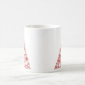 Gnome Christmas Tree Merry Christmas Koffiemok (Center)