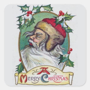 Gnome Christmas Vierkante Sticker