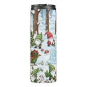 Gnome Christmas Village Extravaganza Thermosbeker (Achterkant)