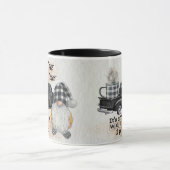 Gnome Coffee Mok Truck Quote Black-White Pset (Midden)