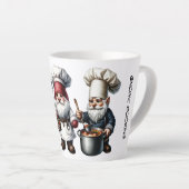 "Gnome Cooking" Latte Mok (Rechterhoek)