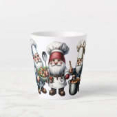 "Gnome Cooking" Latte Mok (Voorkant)