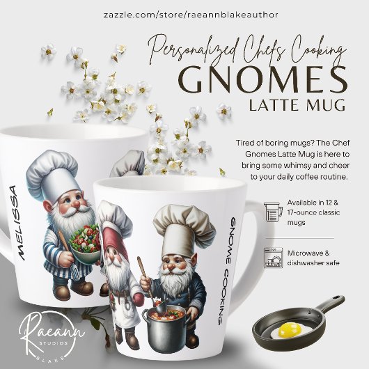 "Gnome Cooking" Latte Mok