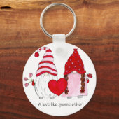 Gnome Couple Een liefde zoals andere gnoom Sleutelhanger (Voorkant)