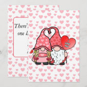 Gnome Couple Feestdagenkaart (Voorkant / Achterkant)