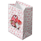 Gnome Couple Medium Cadeauzakje (Voorkant Gekanteld)