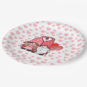 Gnome Couple Papieren Bordje (Gekanteld)