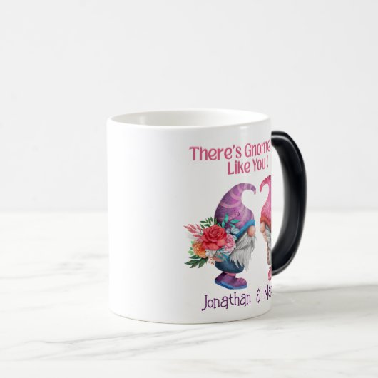 Gnome Couple Valentijn Er is gnome zoals jij Magische Mok (Voorkant rechts)