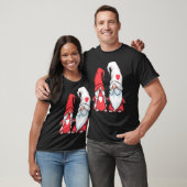 Gnome Couple Valentijnsdag Cute Heart Love V Day T-shirt (Unisex)