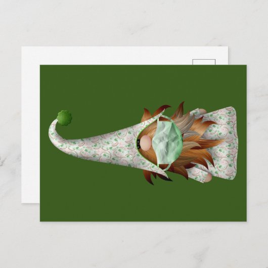 Gnome Covid 19 Briefkaart (Voorkant / Achterkant)