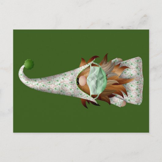 Gnome Covid 19 Briefkaart (Voorkant)