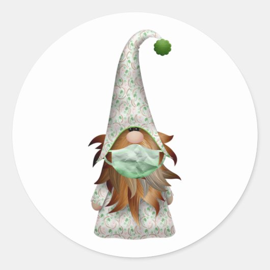 Gnome Covid 19 Sticker (Voorkant)