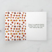 Gnome Dabbing Turkeys Thanksgiving Day Feestdagen Kaart (Binnen)