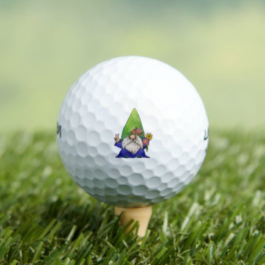 Gnome Day Hippy Golfballen (Insitu Shirt)