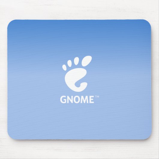 Gnome DE blue Muismat (Voorkant)