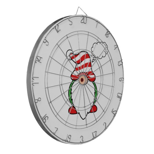 Gnome denkbubbeltje dartbord (Voorkant Links)