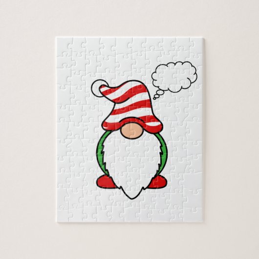 Gnome denkbubbeltje legpuzzel (Verticaal)