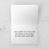 GNOME DENKT DAT HIJ EEN KOMIEK IS VOOR **50e** VER Kaart (Binnen)