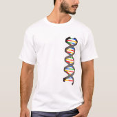 Gnome DNA Sequence T-shirt - Science Humor Design (Voorkant)