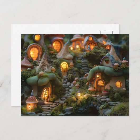 Gnome dorp briefkaart (Voorkant / Achterkant)