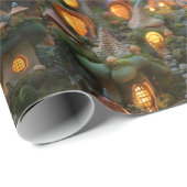 Gnome dorp cadeaupapier (Rol Hoek)