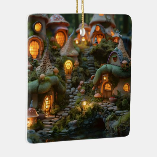 Gnome dorp keramisch ornament (Rechts)