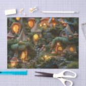 Gnome dorp tissuepapier (Craft)