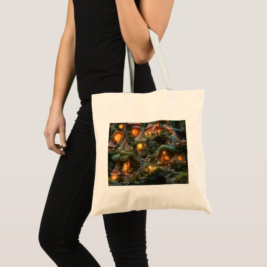 Gnome dorp tote bag (Voorkant (product))