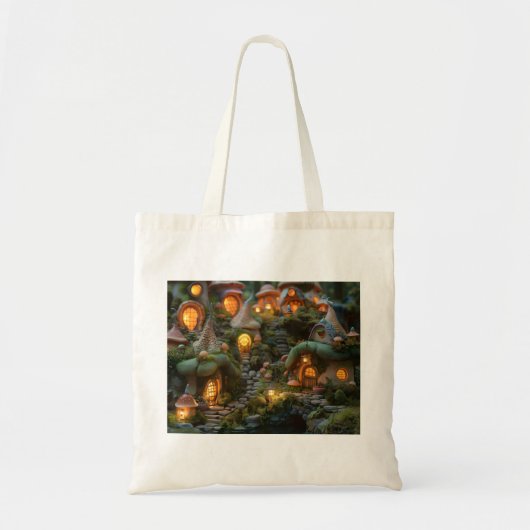 Gnome dorp tote bag (Voorkant)