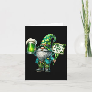 Gnome Drink Saint Patricks Day Happy St Paddys Kaart