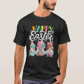 Gnome Easter Hug Egg Bunny Gnome Spring Gnomies Ha T-shirt (Voorkant)