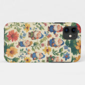 Gnome een bloem patroon ontwerp Case-Mate iPhone case (Achterkant (horizontaal))