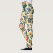 Gnome een bloem patroon ontwerp leggings (Links)
