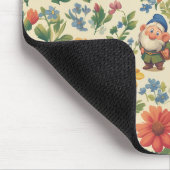 Gnome een bloem patroon ontwerp muismat (Hoek)