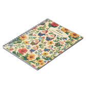 Gnome een bloem patroon ontwerp notitieboek (Linkerzijde)