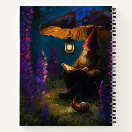 Gnome een boek lezen 1 (Achterkant)