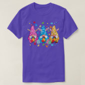 Gnome Egg Bunny Puzzle Ribbon Autisme Awareness Ea T-shirt (Design voorkant)