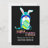 Gnome & Ei Gelukkige Paasbrunch Kaart (Voorkant)