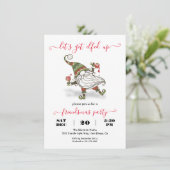 Gnome Elved Up Friendsmas Kerstfeestdag Kaart (Staand voorkant)