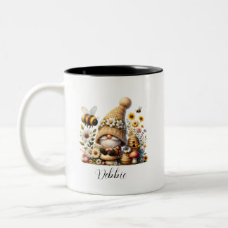 Gnome en Bee gepersonaliseerde mok