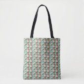 Gnome en Daisy Naadloze Patroon Tuin Ontwerp Tote Bag (Voorkant)
